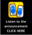 Listen to theannouncement CLICK HERE